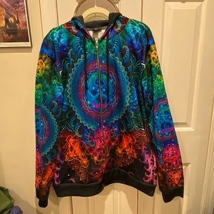 Electro Threads zip up hoodie XXL